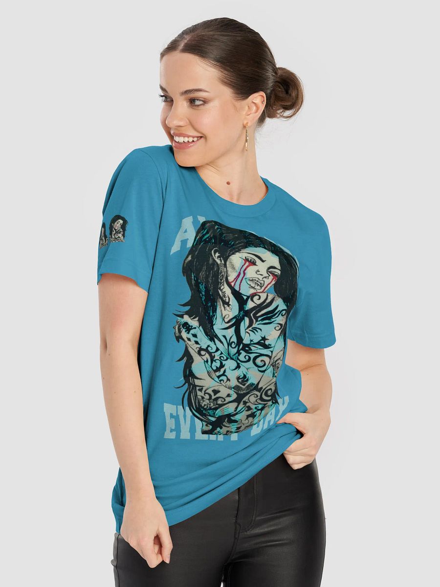 Tattoo Women - Cannabis - AQUA | Bella+Canvas Supersoft T-Shirt product image (8)