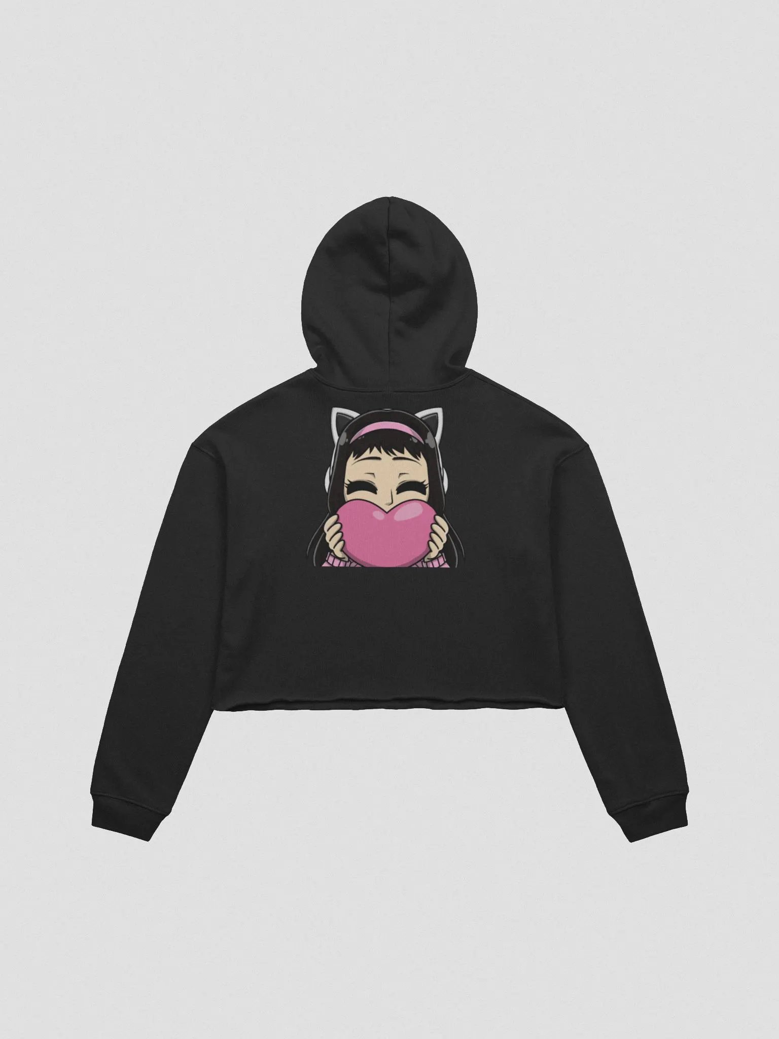 Finny Kiss Fleece Crop Hoodie! product image (7)
