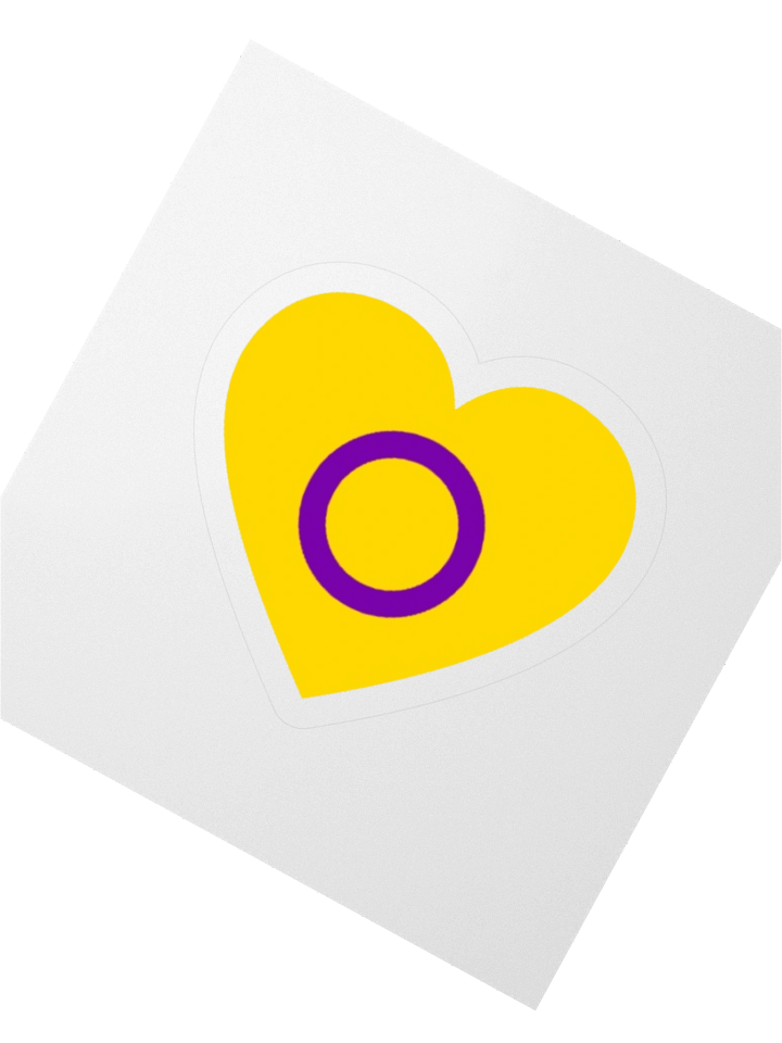 Intersex Heart Sticker product image (4)