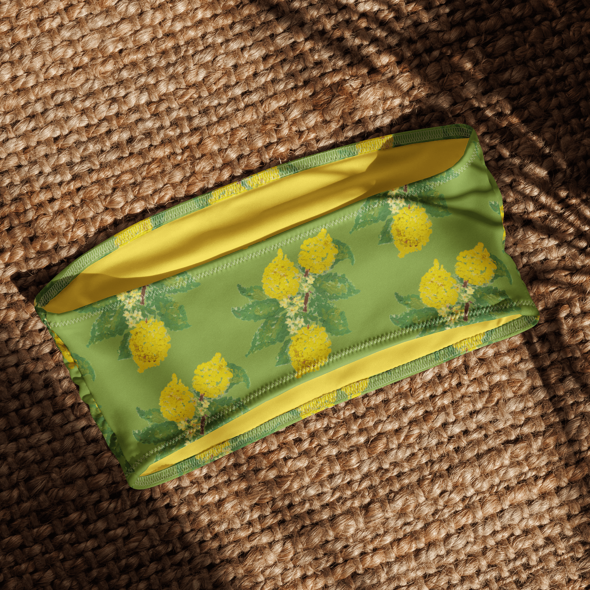 Lemon Love Recycled Bandeau Bikini Top product image (7)