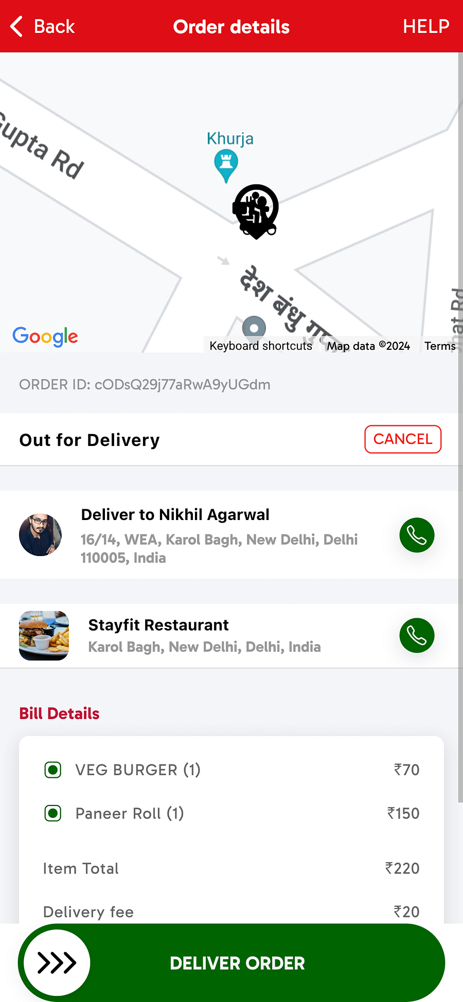 Ionic 8+ Rider Food Delivery App UI Template product image (10)