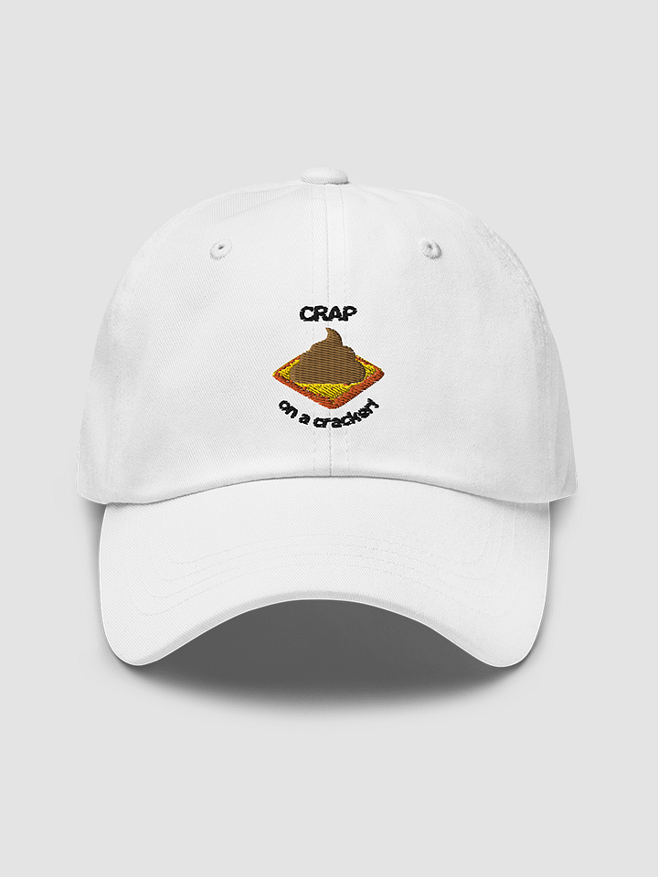 Cr*p on a Cracker Baseball Cap (White) product image (1)