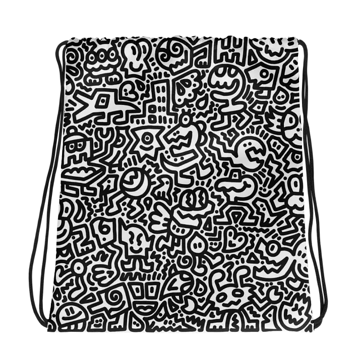 Doodle Drawstring Bag product image (1)