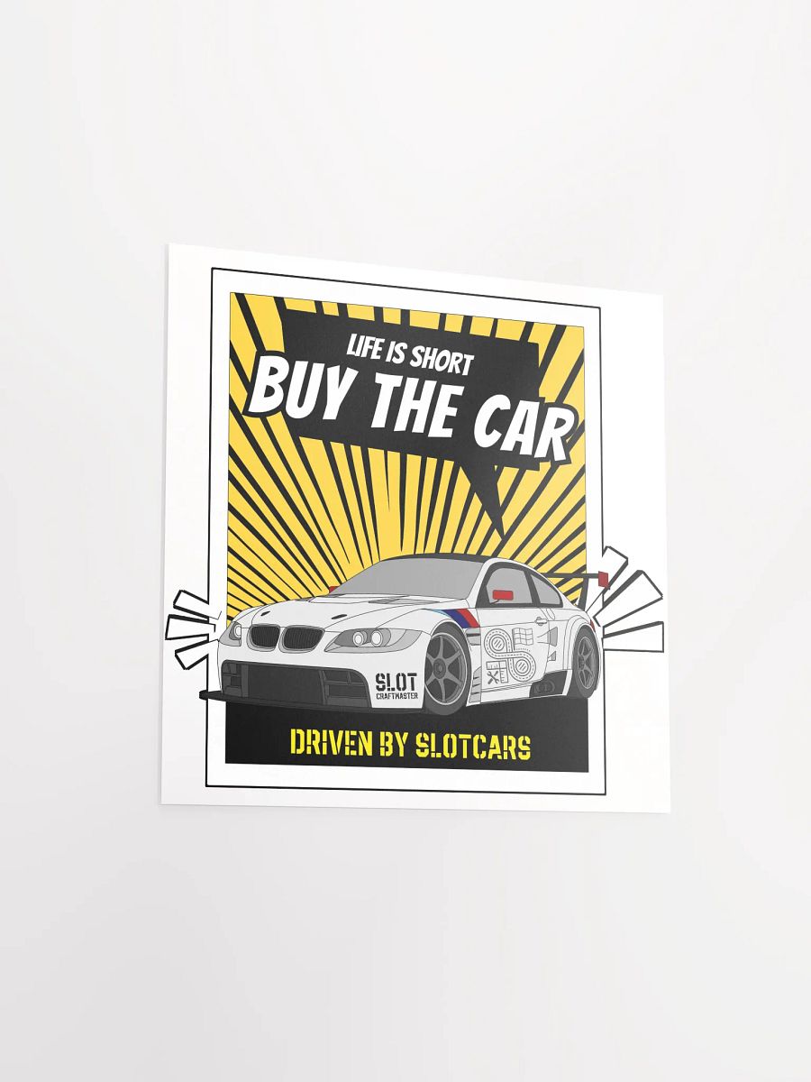 Life is Short Racing Car Poster product image (12)