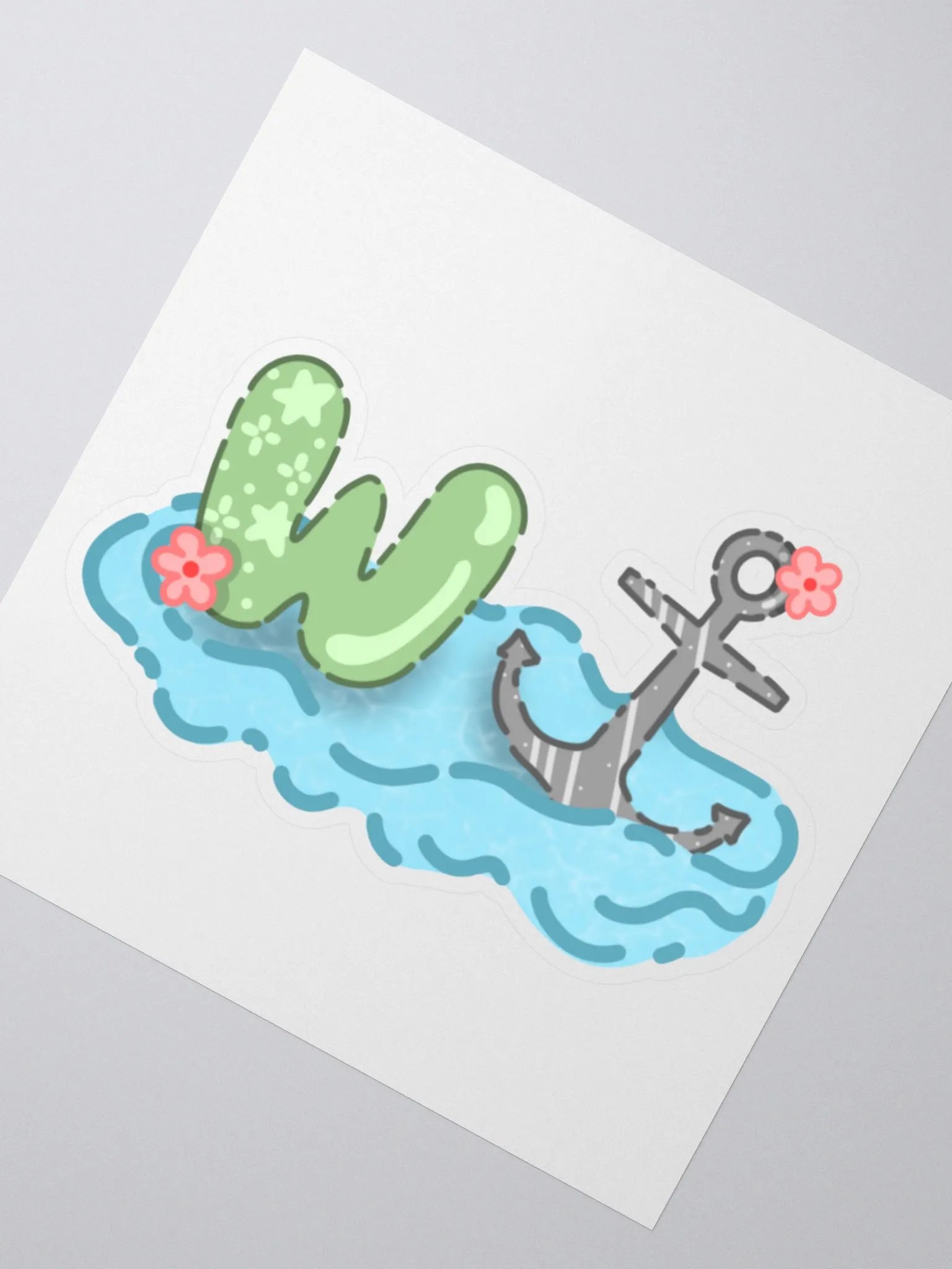 W + Anchor Sticker product image (4)