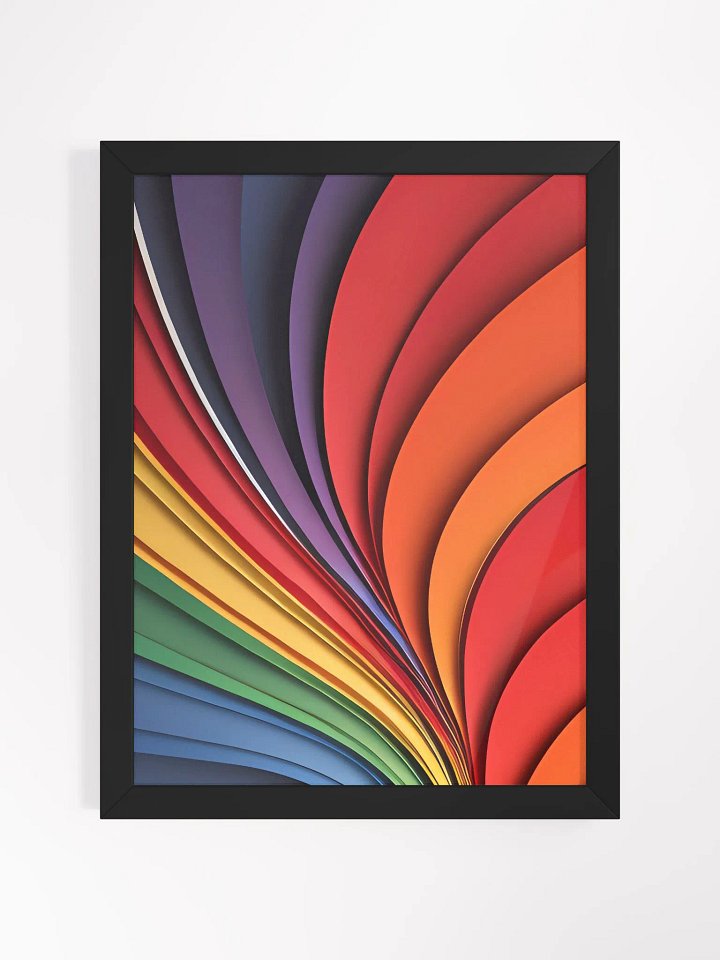 3D Colorful Hues Wall Art-LGBTQIA+ Decor-Ally Art product image (2)