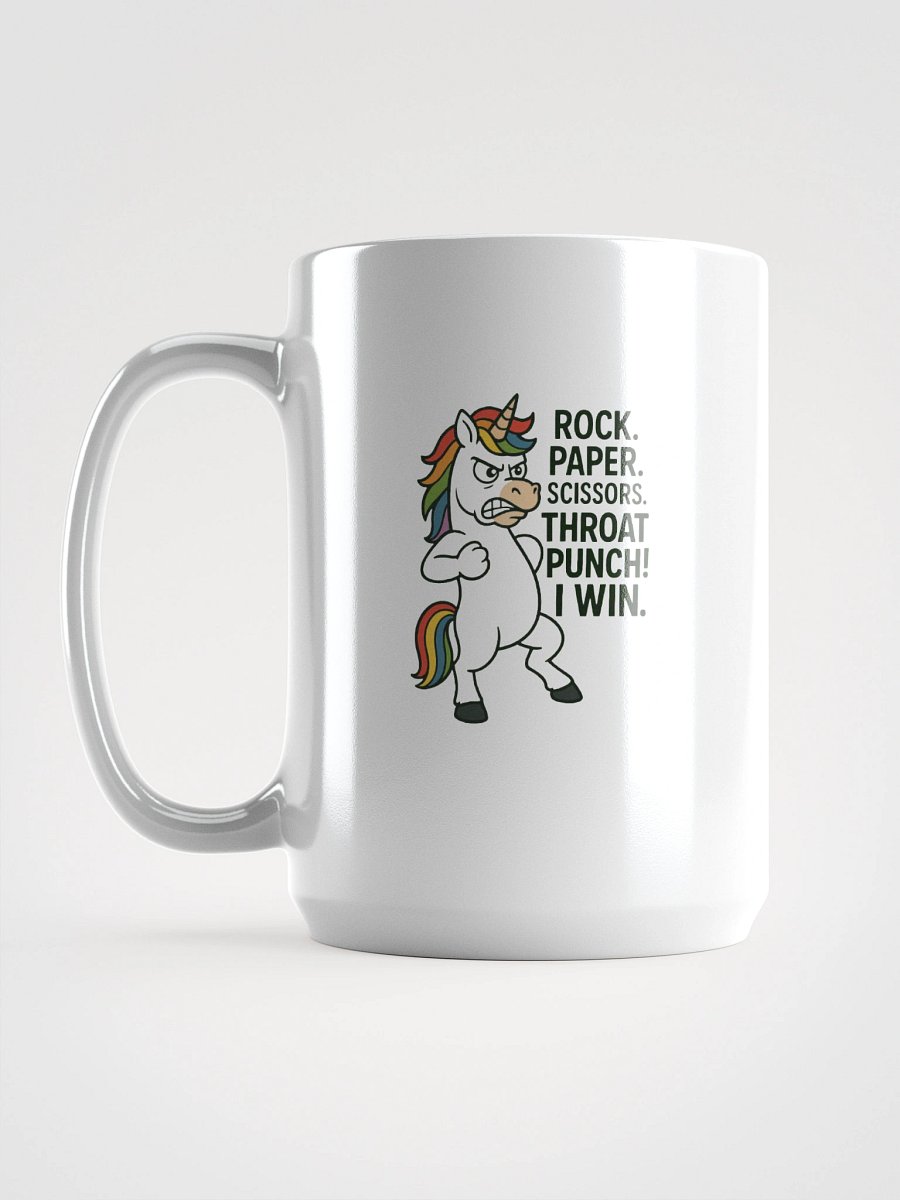 Rock. Paper. Scissors. THROAT PUNCH! - Mug product image (6)