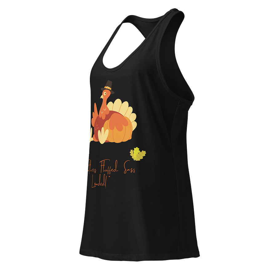 Sassy Turkey Racerback Tank product image (3)