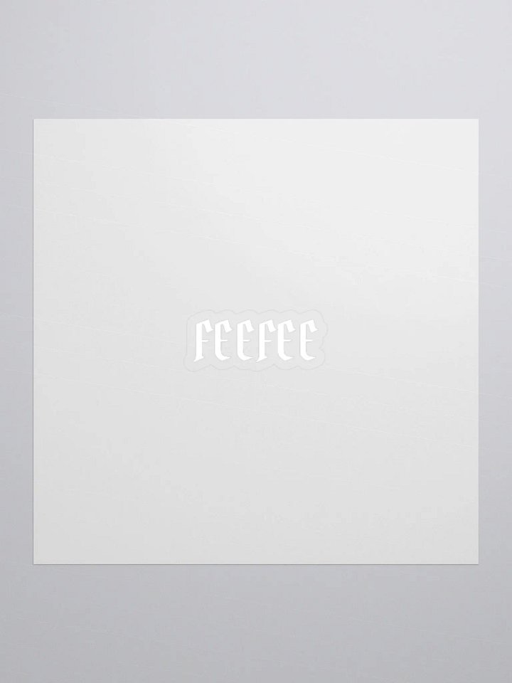 Single Feefee Kiss Cut Sticker product image (1)