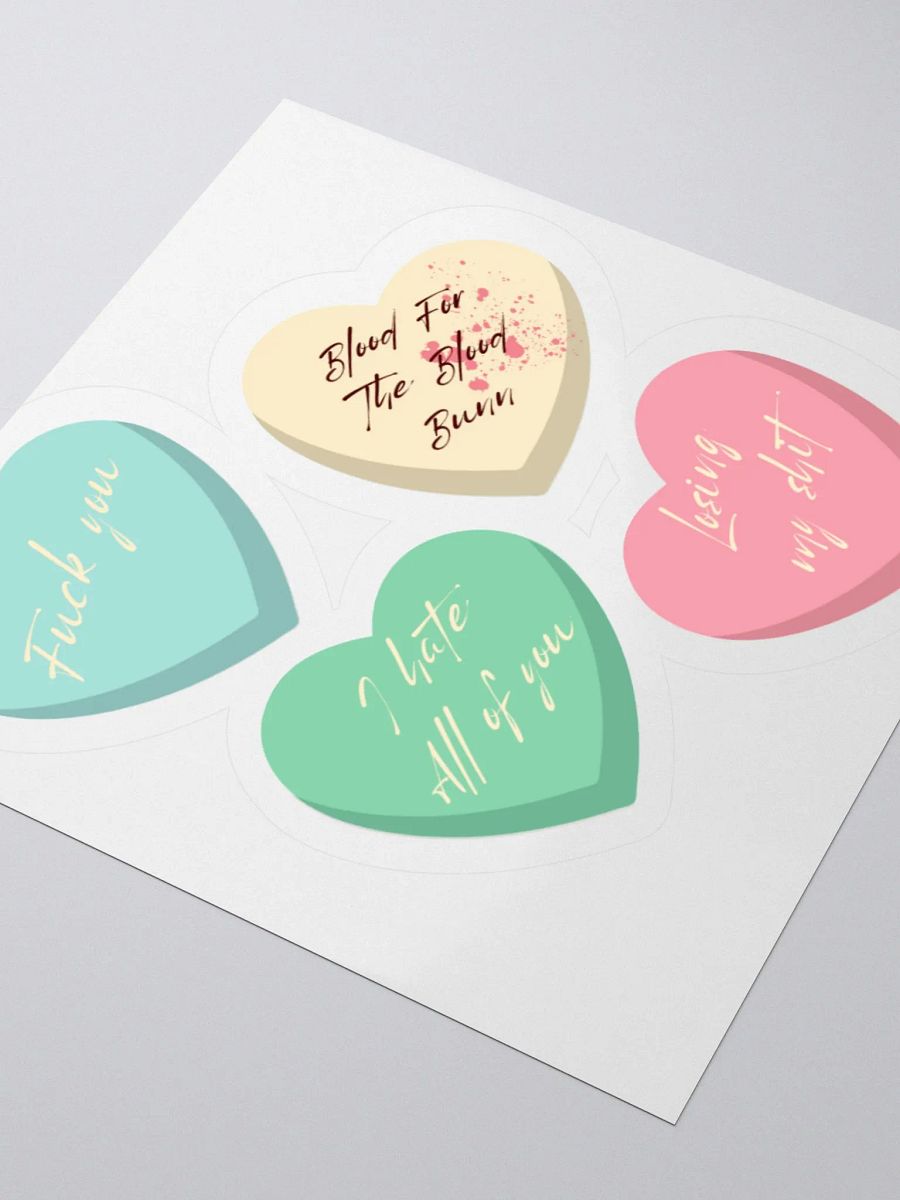 Rude Valentine stickers product image (6)