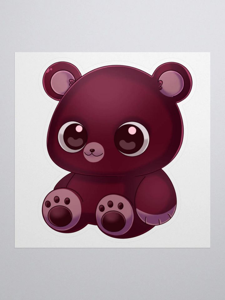 Afro the Bear Plush Sticker product image (1)