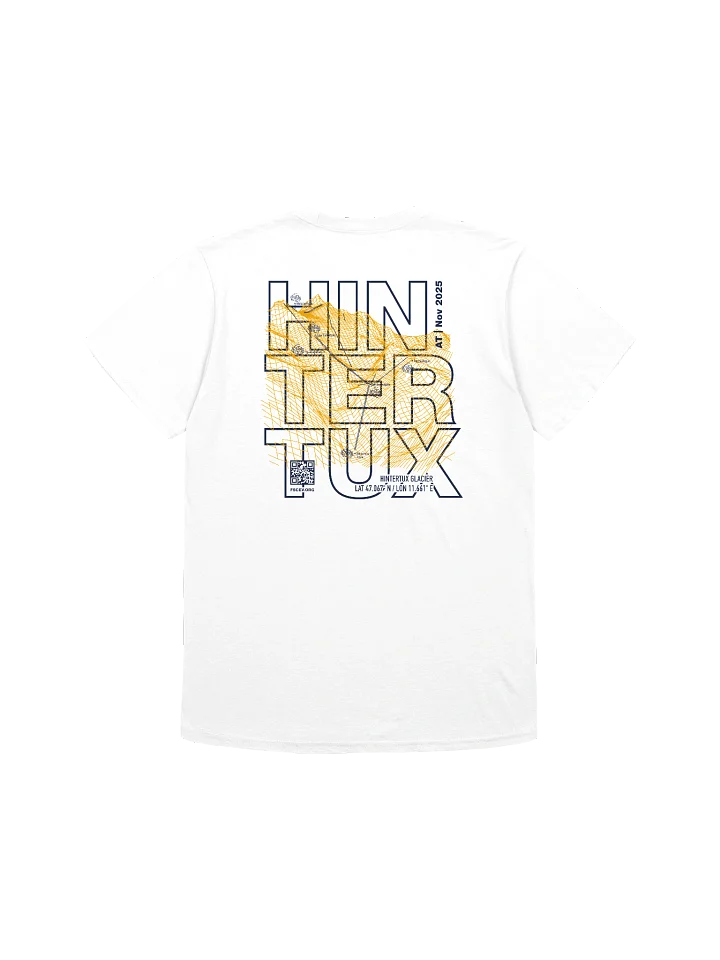 Hintertux Glacier Coordinates Resort white (front and back print) product image (2)
