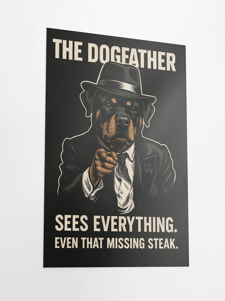 The Dogfather: Rottweiler Poster product image (5)