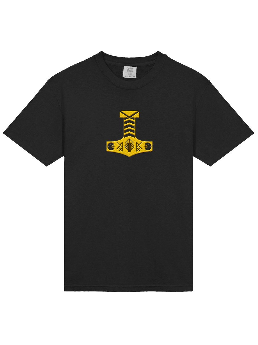 Mjölner with Bindrunes - Big Print T-shirt product image (33)