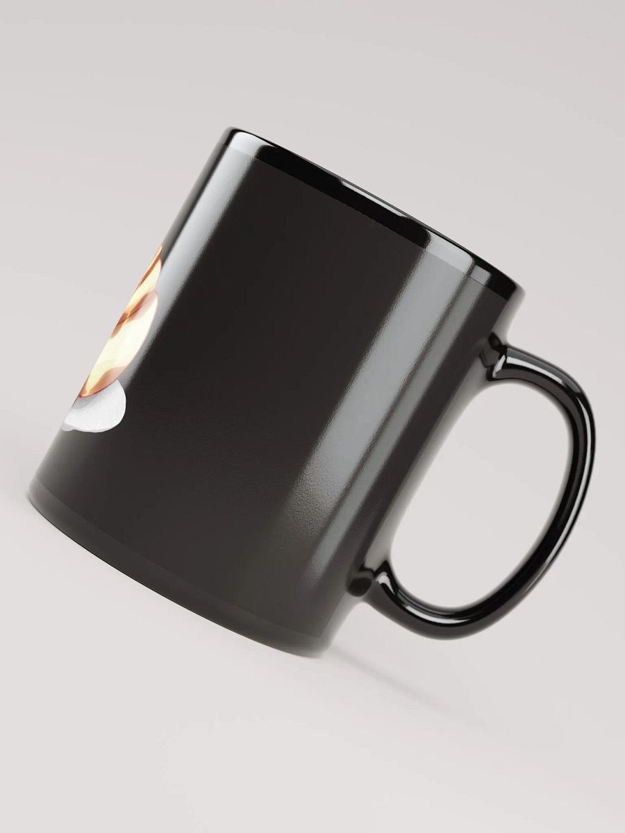Capybara Cinn Roll Black Glossy Mug product image (7)