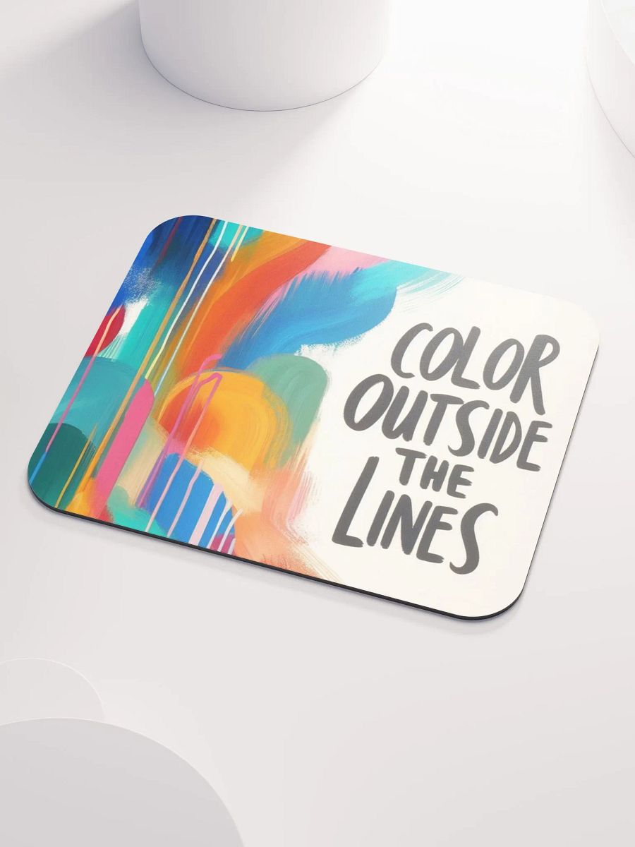 'Color Outside The Lines' Mouse Pad product image (3)