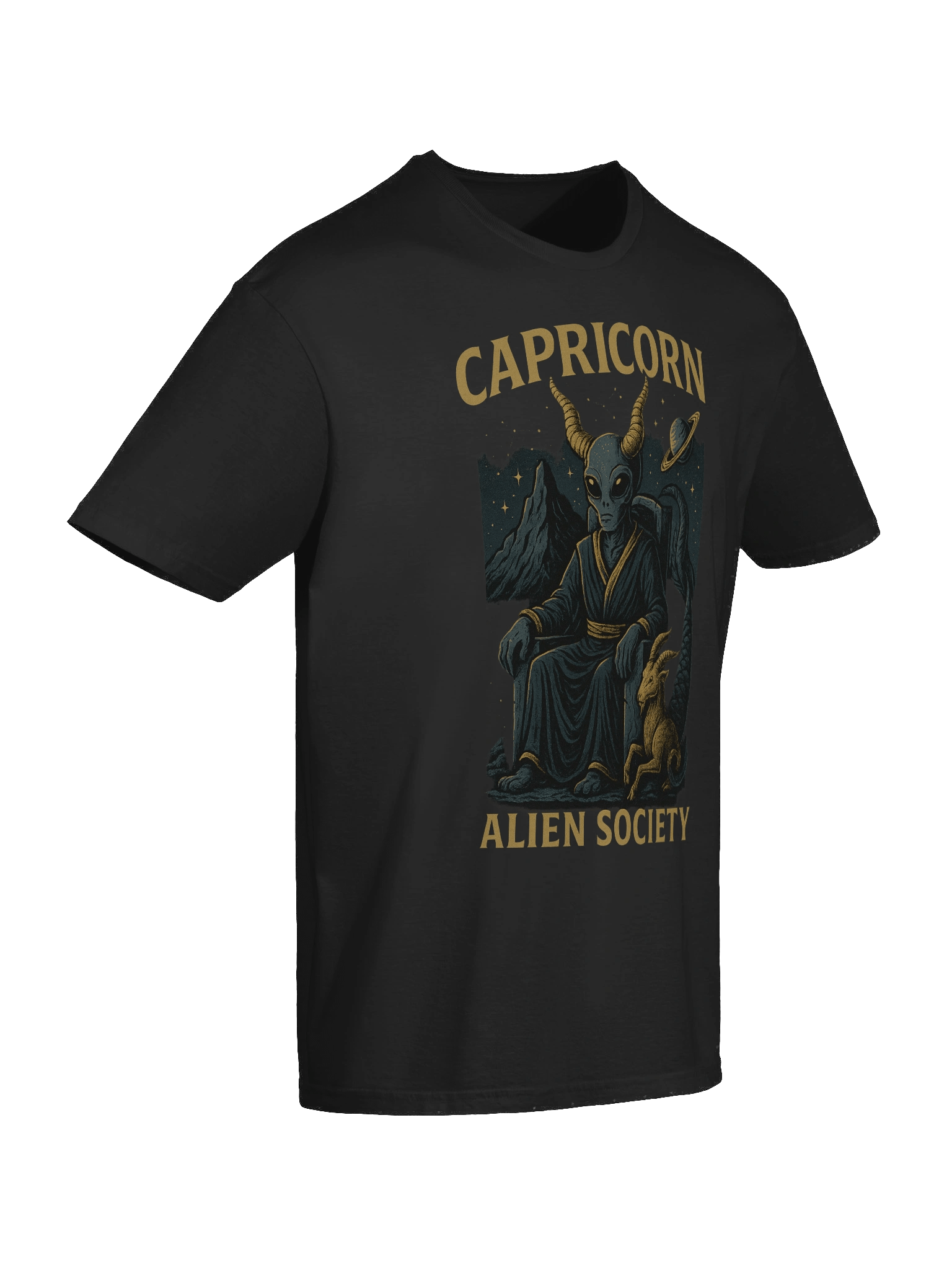 Capricorn Alien Throne T-Shirt product image (10)