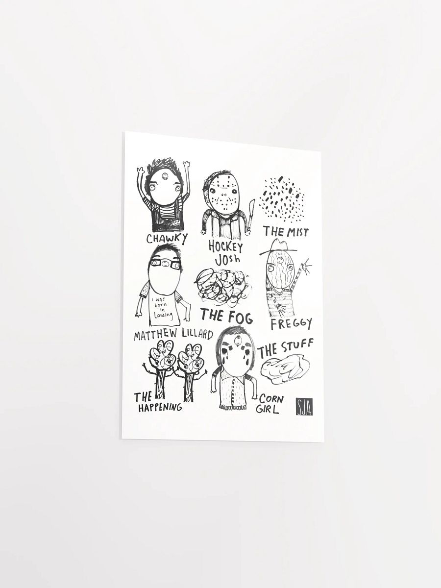 Horror Icons matte poster product image (13)