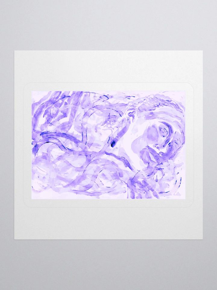 WRAPPED IN HOLY SPIRIT LAVENDER STICKER product image (1)
