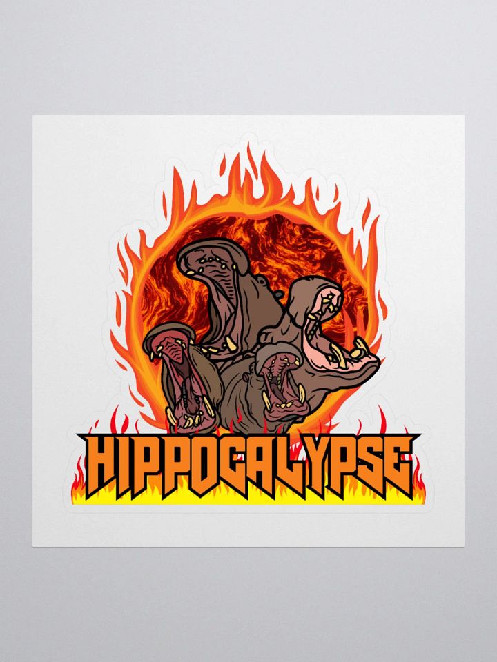 HIPPOCALYPSE Sticker product image (1)