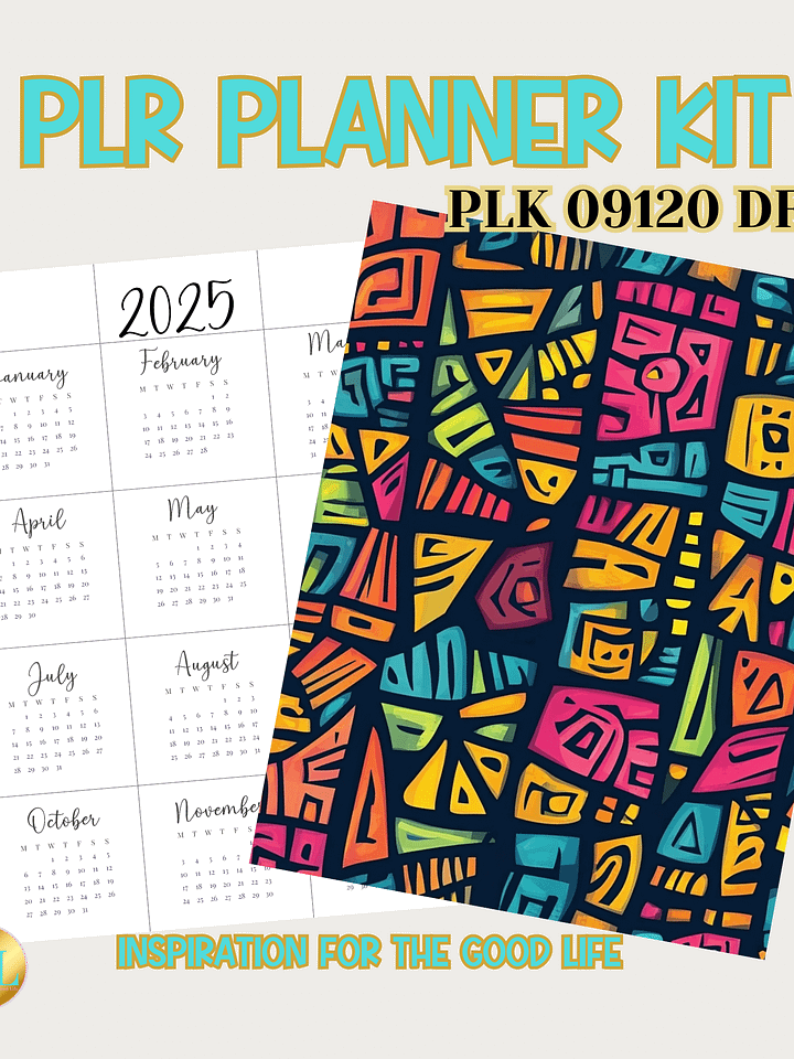 2025 PLR Planner & Journal Kit- PLK-0920-DFY product image (1)