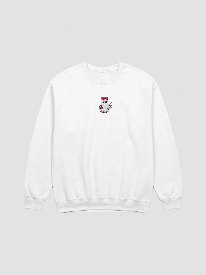 Cute Ghost Embroidered Classic Crewneck Sweatshirt product image (1)