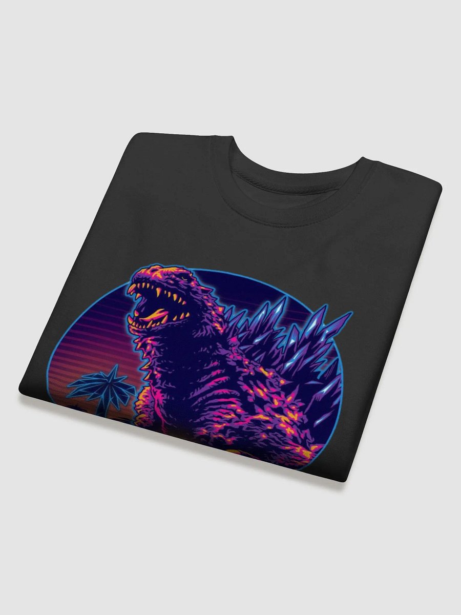 Godzilla Graphic Synthwave Jumper product image (4)