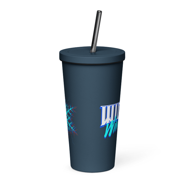 WICKED WINTERS “ELECTRIFIED BY ICE” TUMBLER WITH STRAW product image (2)