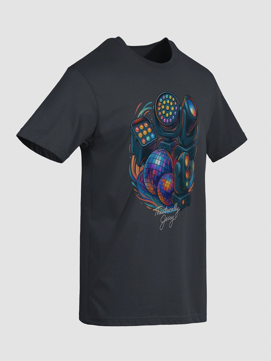 Limited Edition Theatrically Jerry Signed: "Light The Club" Disco Series DJ Light T-Shirt product image (5)