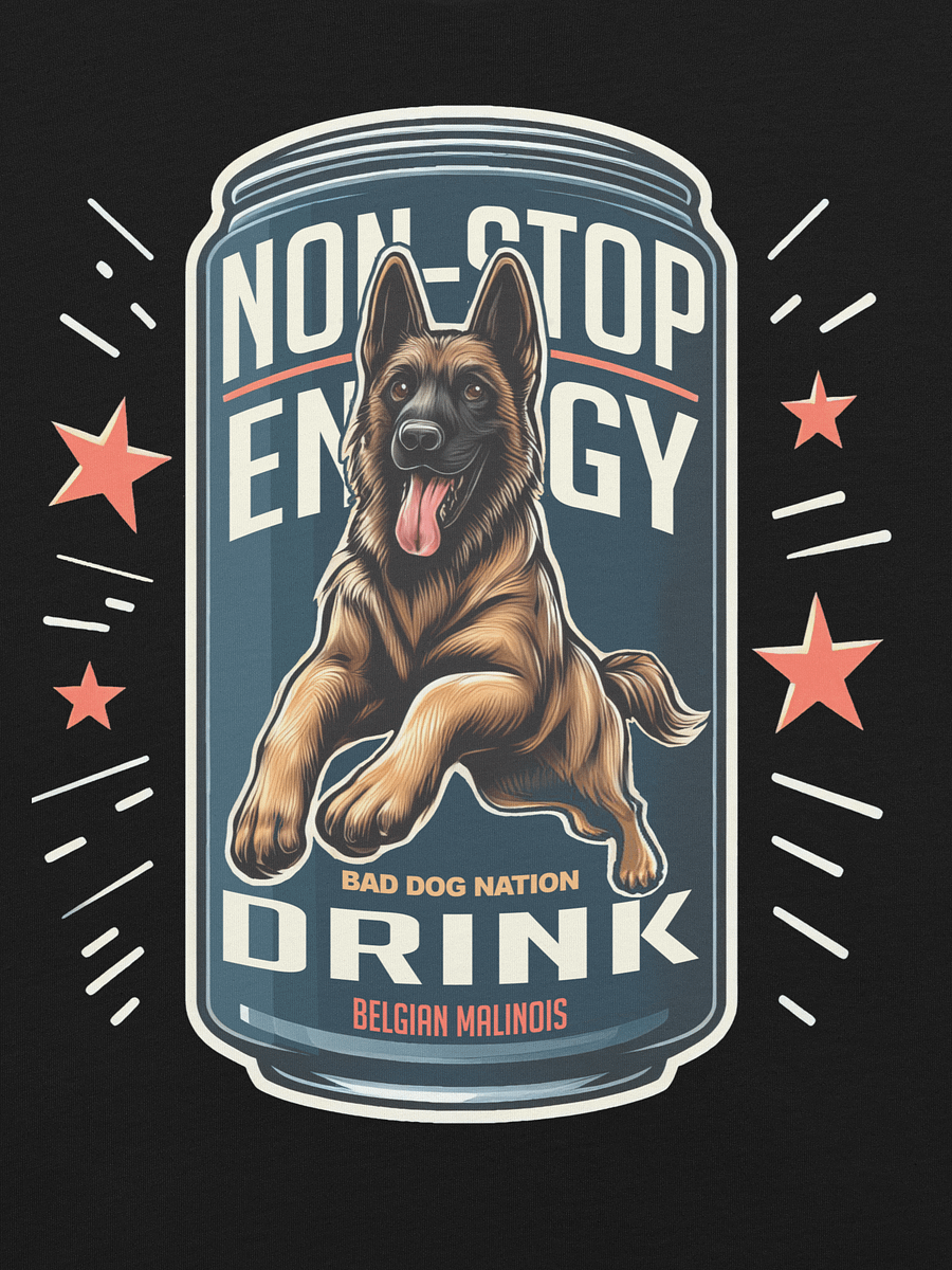 Malinois Energy Drink - Premium Unisex Adult T-shirt product image (1)