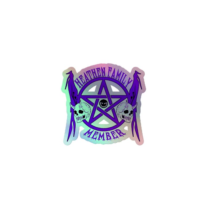 Heathen Family Member Holographic Stickers product image (1)