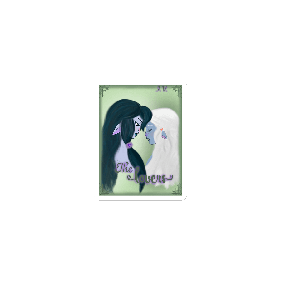 The Lovers Tarot Magnet product image (1)