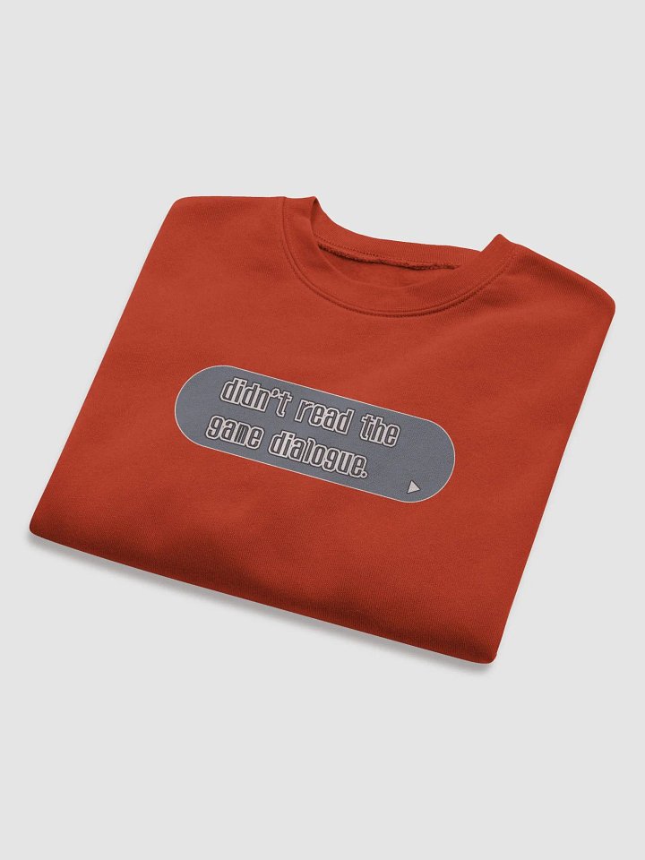 Didn't Read the Game Dialogue Crop Sweater product image (6)