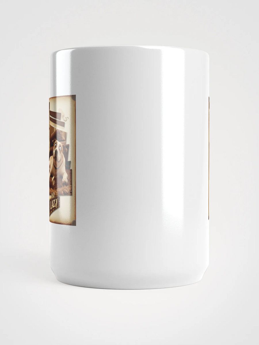 Loyal and Lazy Dog White Glossy Mug product image (6)