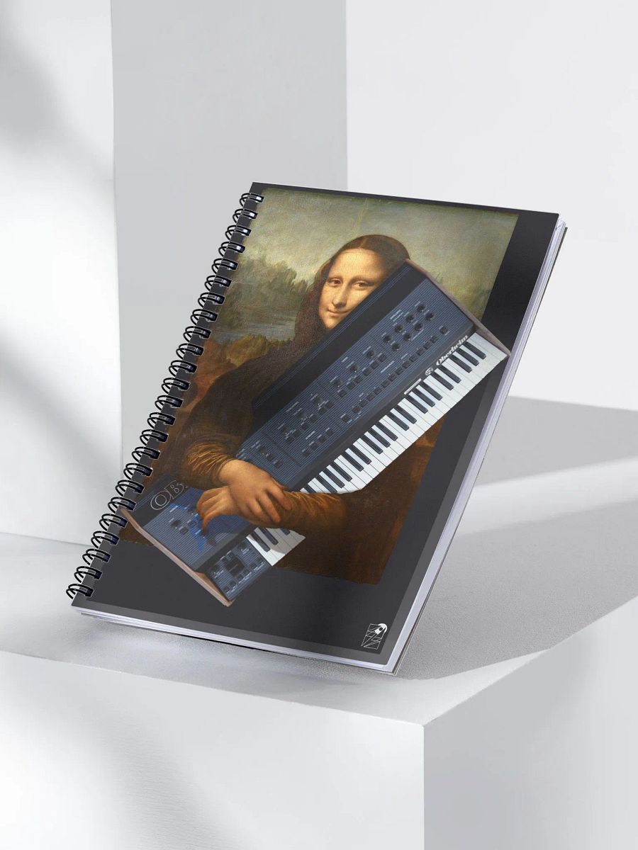 MoBNa LiXA by Frank Fonik, EDM Techno Spiral Notebook product image (4)