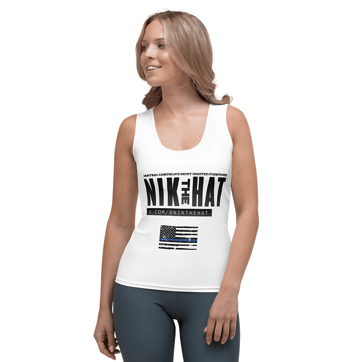 Nik The Hat | BACK THE BLUE Fitted Tank – Summer ‘25 product image (1)