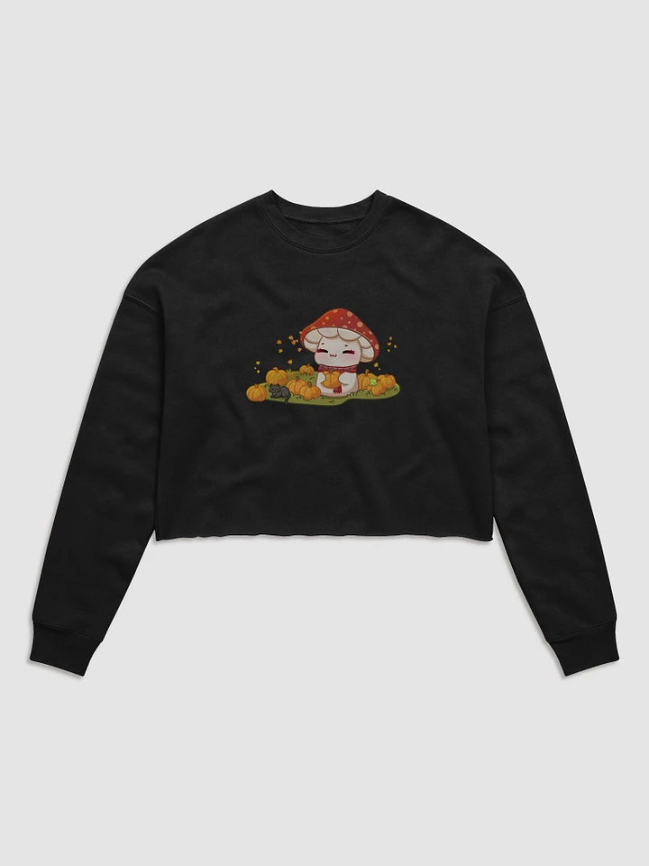 Mushie Pumpkin Patch Cropped Sweatshirt product image (1)