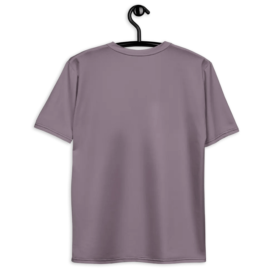 Plain Faded Orchid Grey Soft Summer Men's Crewneck Polyester Heavyweight Premium T-Shirt by Treasure Pie product image (9)