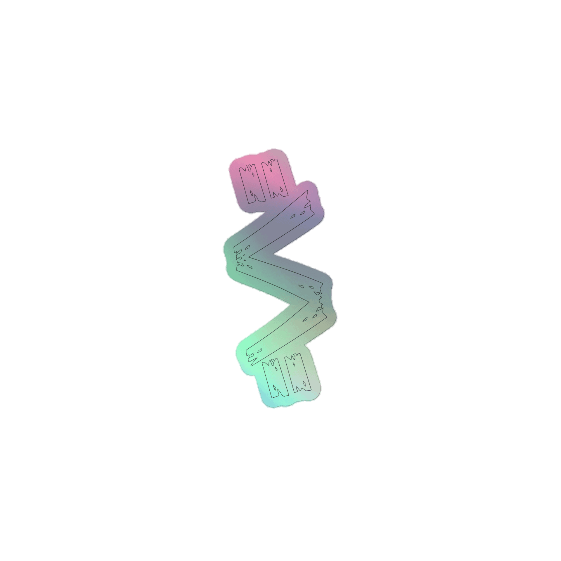 'OGsnark' holo logo sticker product image (1)