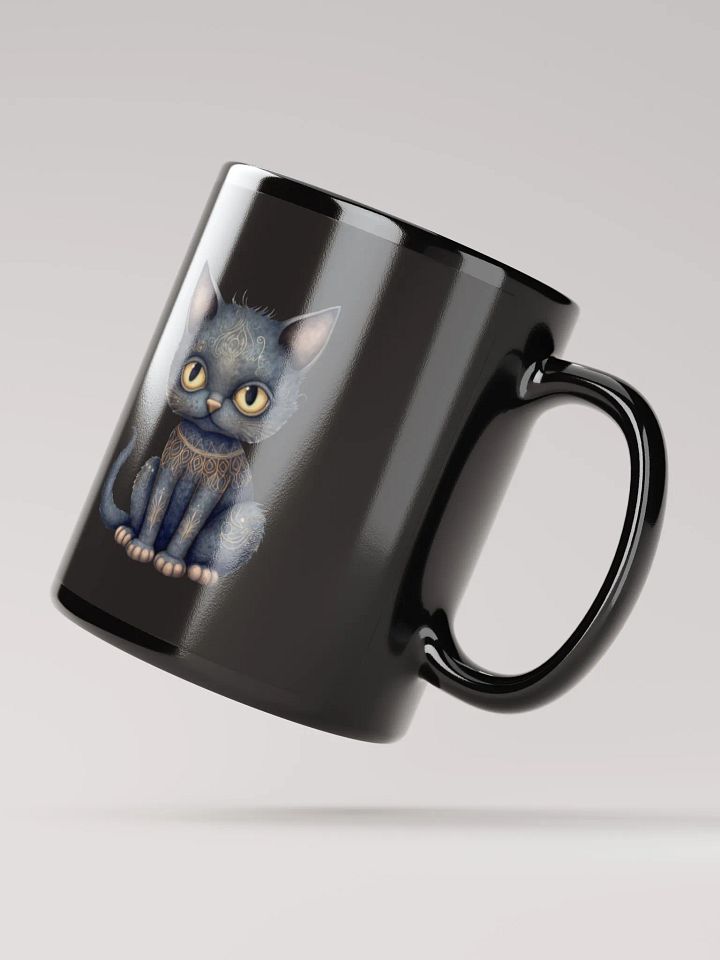 Cat and Mouse Best Friends Forever Mug in Black product image (2)