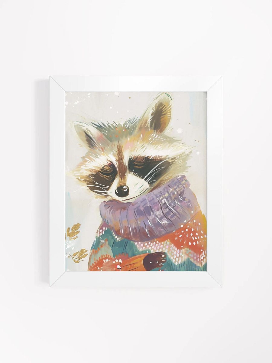 Cozy Raccoon Dreams Framed Poster product image (4)