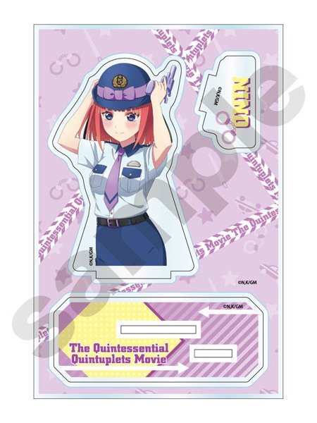 Quintessential Quintuplets Nino Police Acrylic Stand Jr. Movie product image (1)