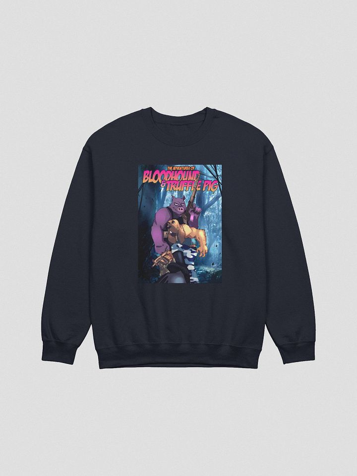 Bloodhound & Truffle Pig Crewneck Hoodie product image (6)