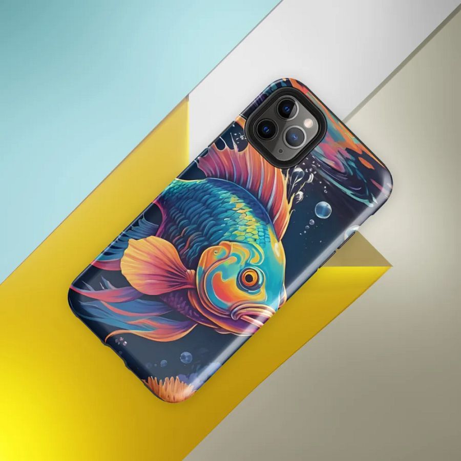 Aquatic Oasis: Coral Reef Fish iPhone Case product image (40)