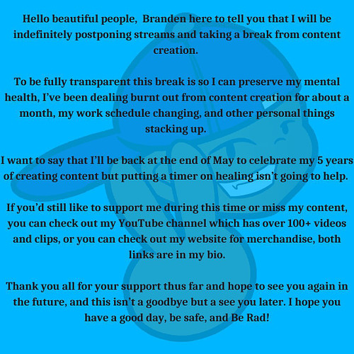 Thank you, I’ll see you all soon. Feel free to join the discord as i will still be active there and on all my other socials.