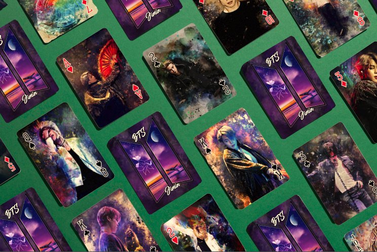 BTS - Jimin Custom Deck of Cards - Designed by ChimberArt product image (3)