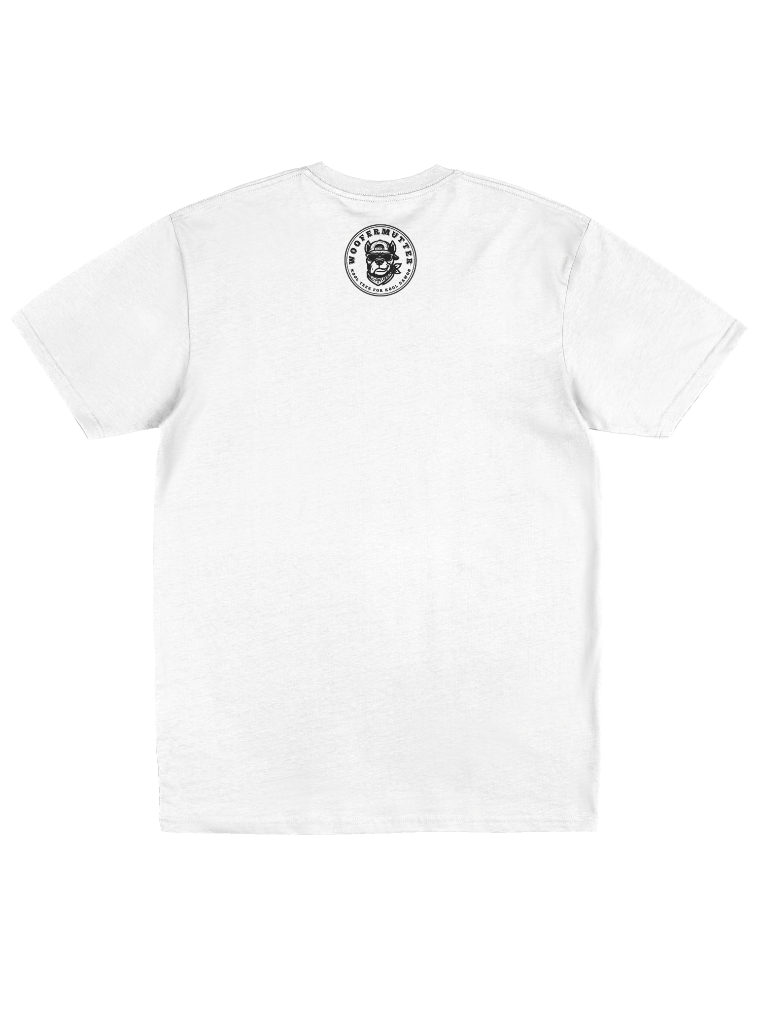 WooferMutter Men’s Premium Heavyweight White Tee product image (6)