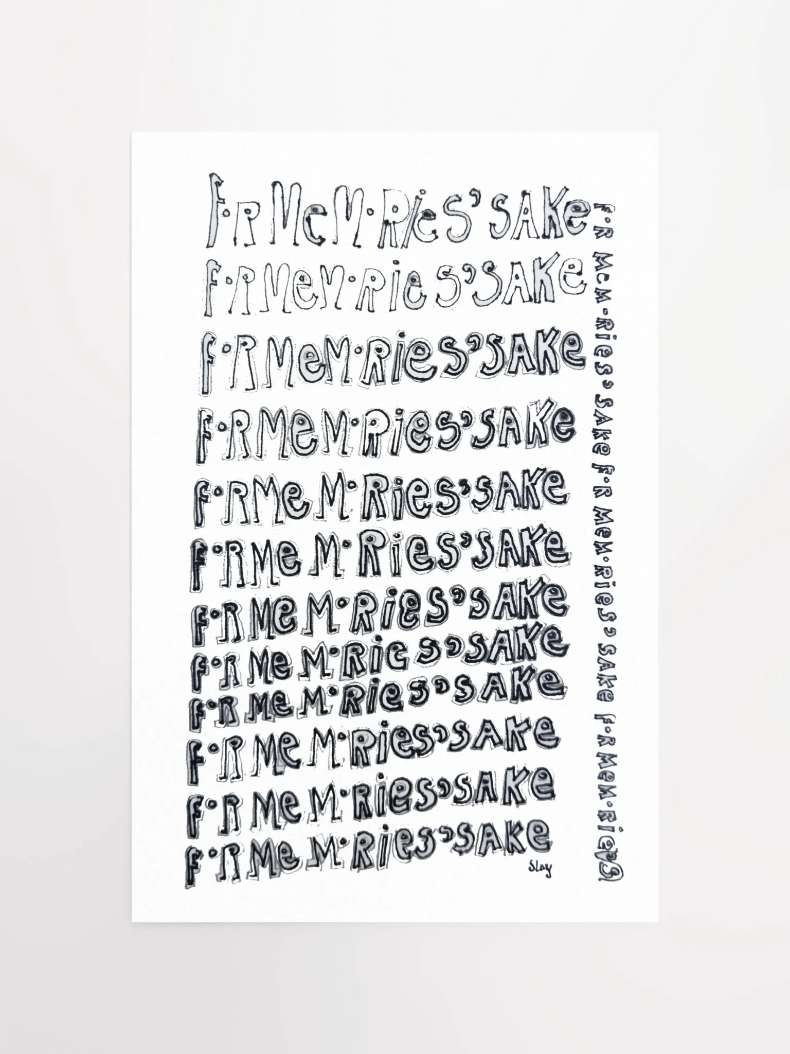 For Memories' Sake Print product image (5)
