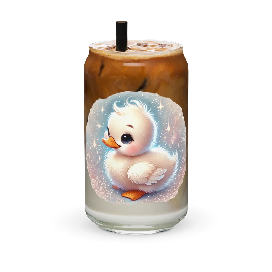 Baby Duckling Glass with Optional Bamboo Lid and Straw product image (12)