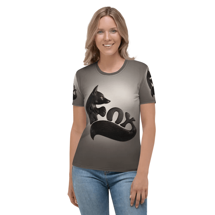 Black Fox Typography T shirt product image (1)